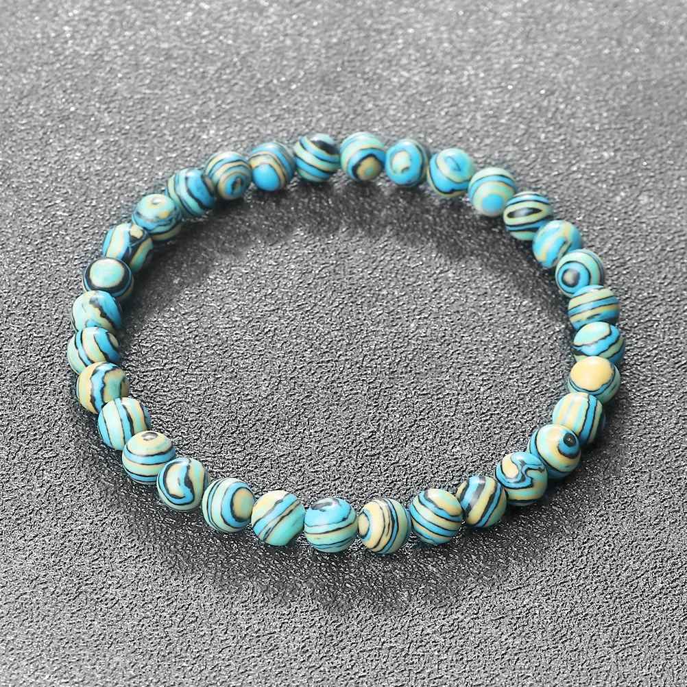 Tohru - Blå Malachit Natursten Armband